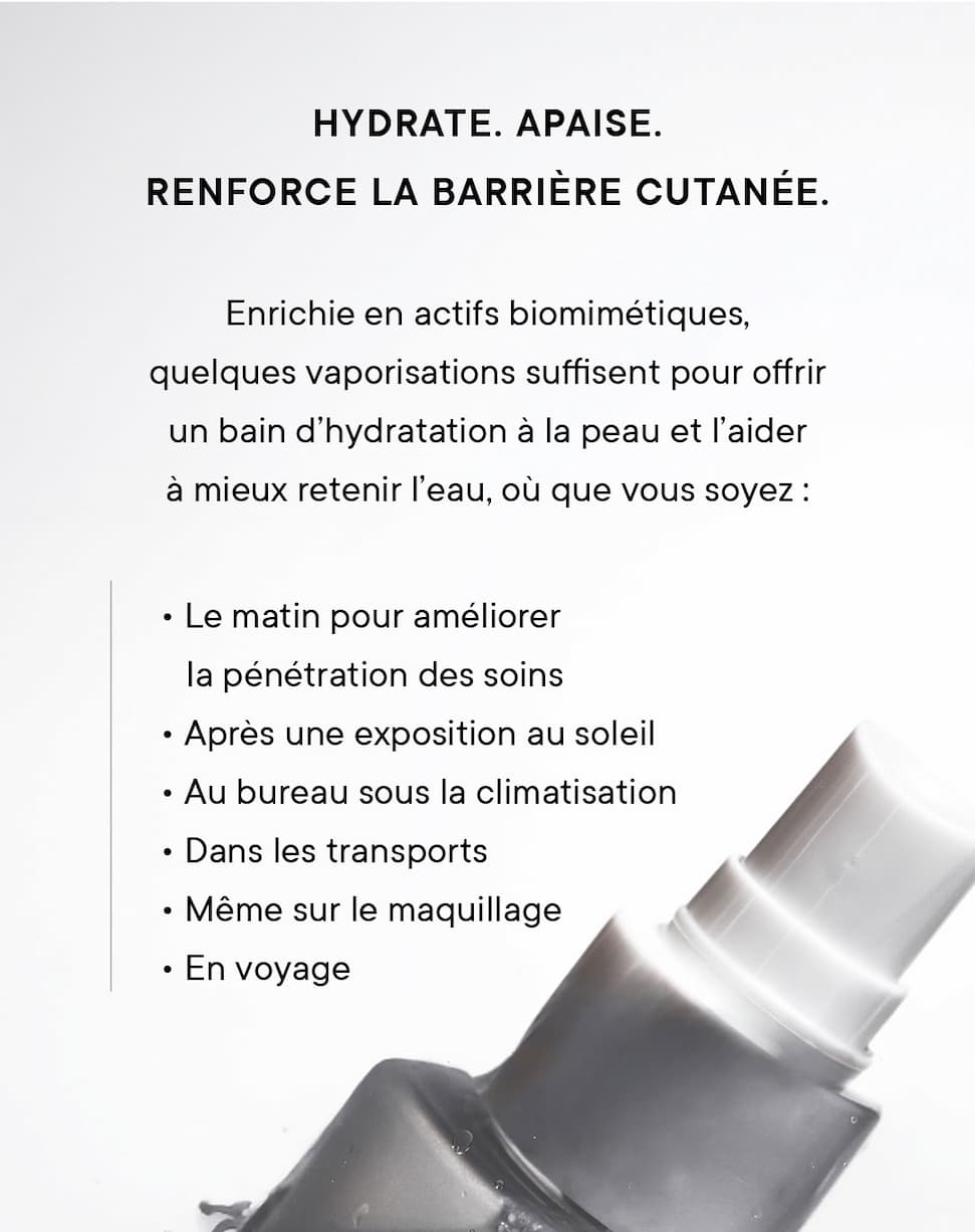 HYDRATE. APAISE. RENFORCE LA BARRIÈRE CUTANÉE.