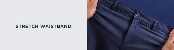 Module shows the Haggar Sport stretch waistband