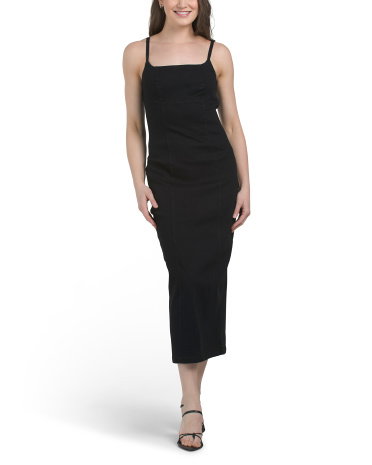 Timeless Midi Dress For Women, Cotton