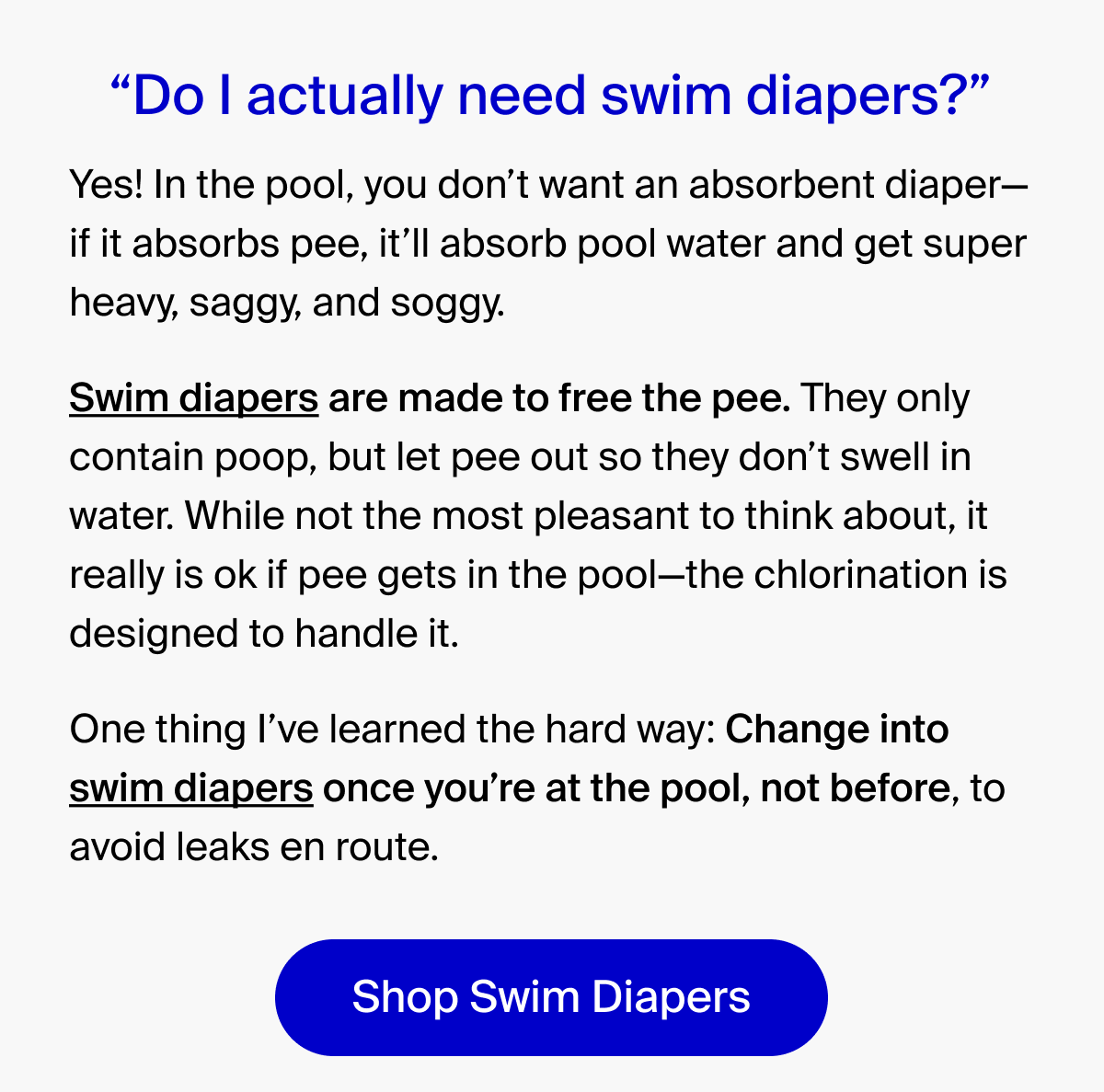 Shop Swim Diapers