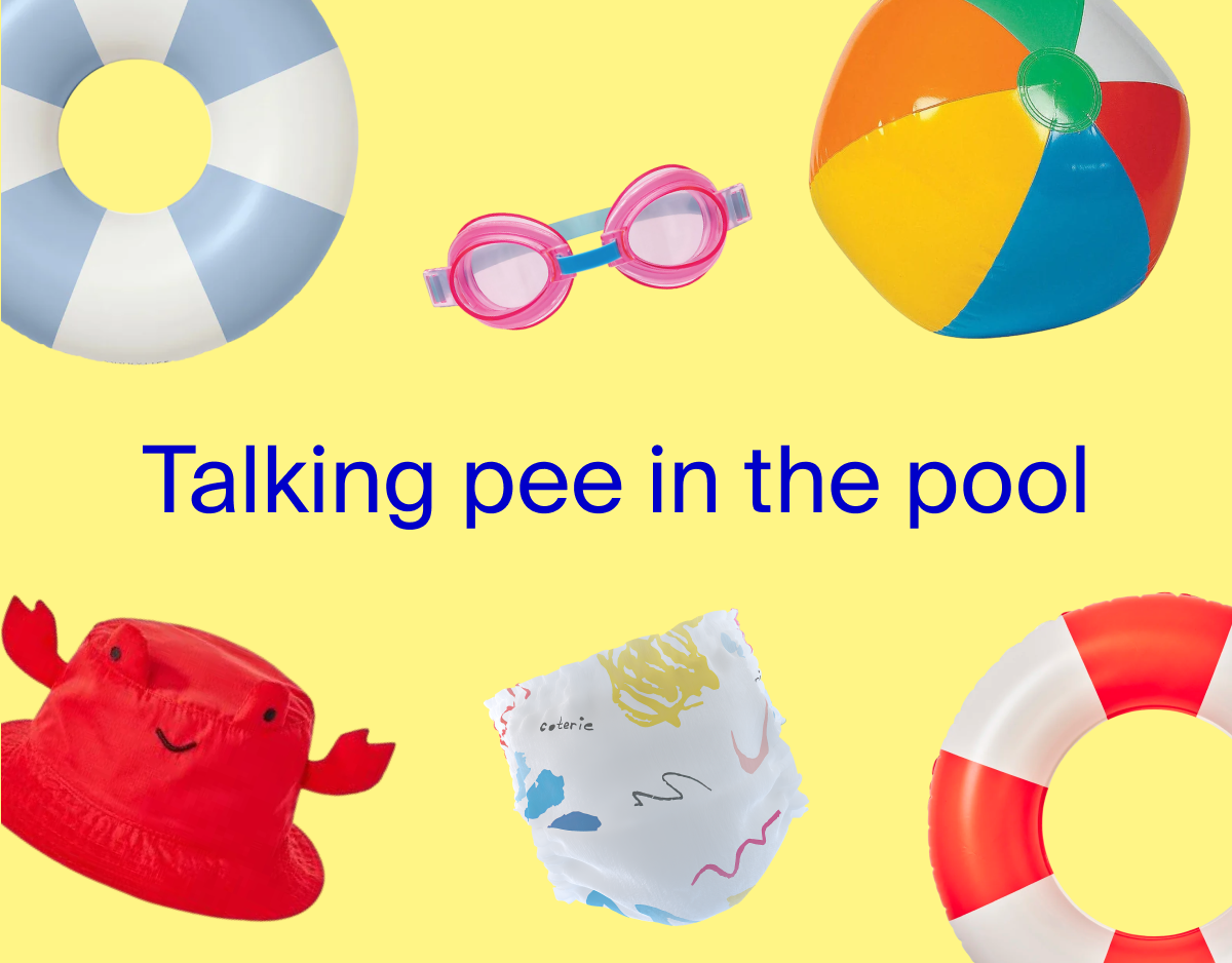 Talking pee in the pool