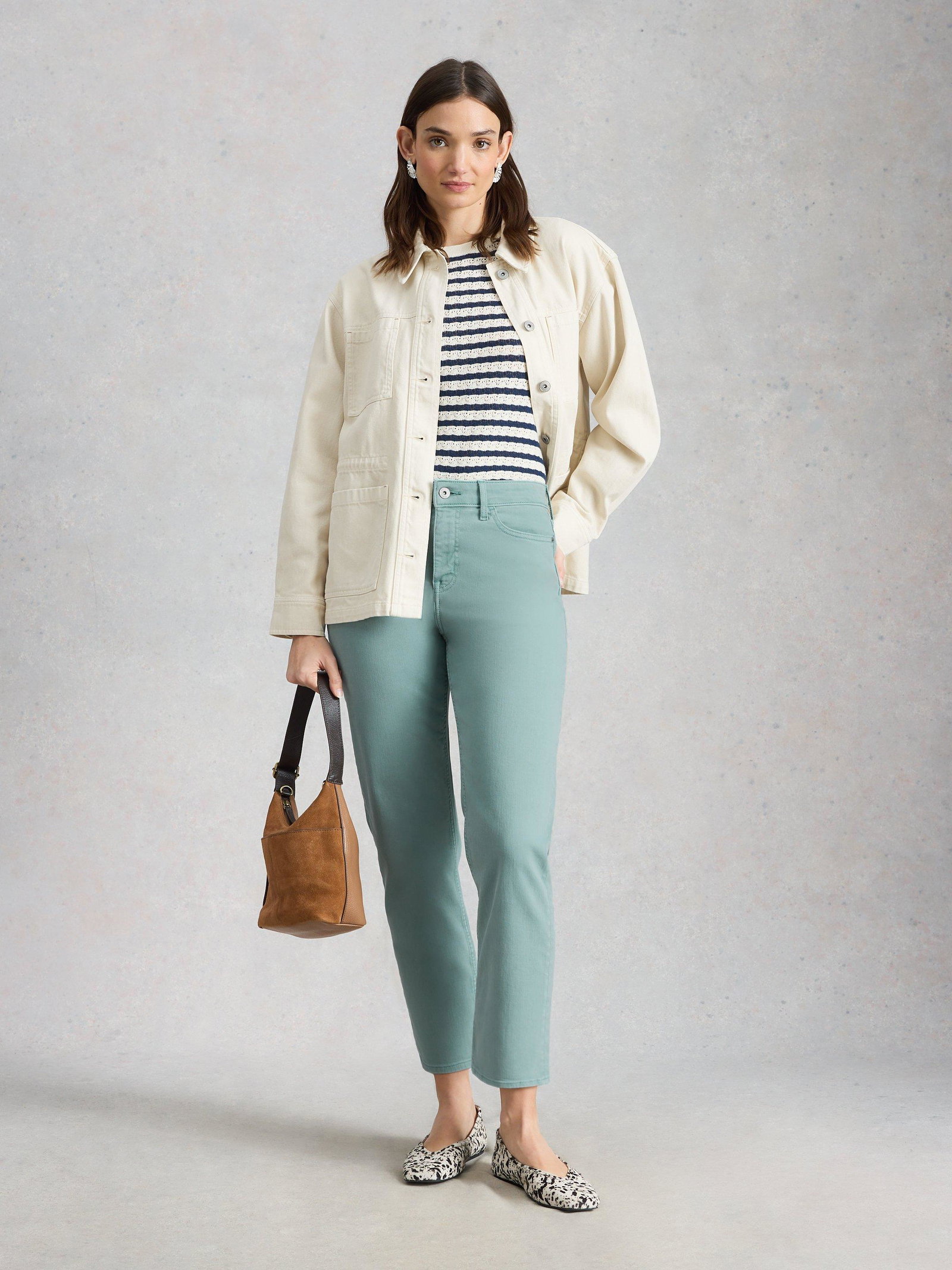 Blake Straight Crop Jean