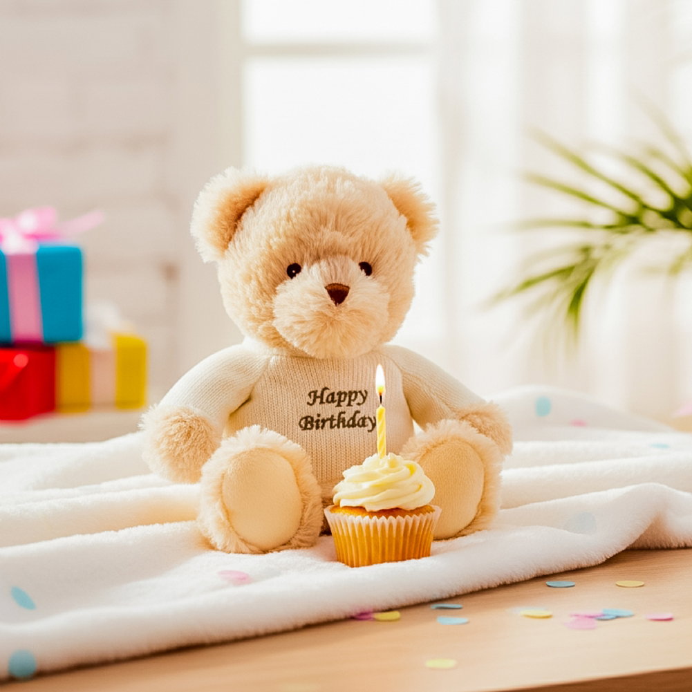 Image of Warmies 9"  Happy Birthday Microwaveable Plush Bear