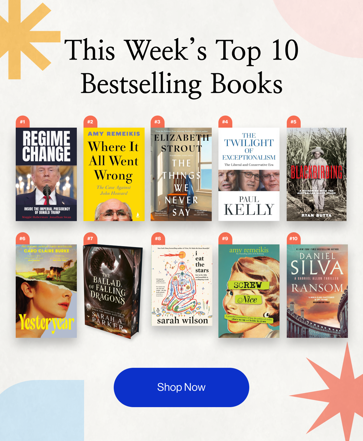 The Nile's Top 10 Bestsellers