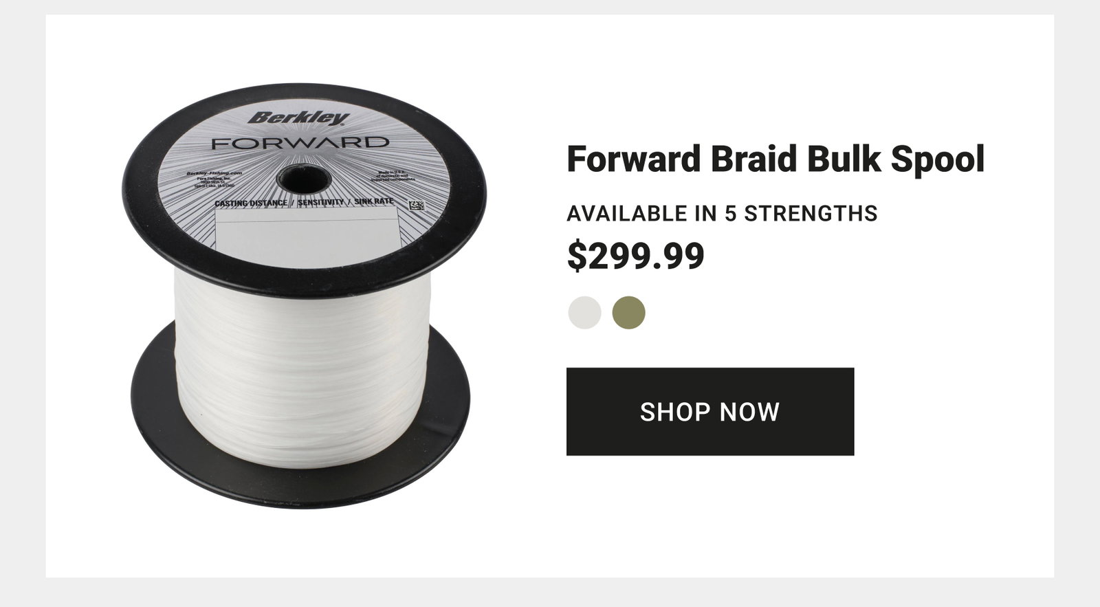 Forward Braid Bulk Spool