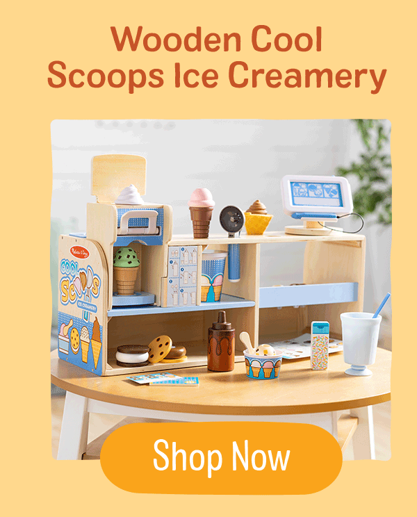 Wooden Cool Scoops Ice Creamery