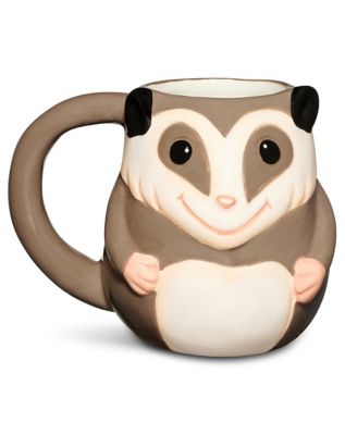 Opossum Trash Molded Coffee Mug