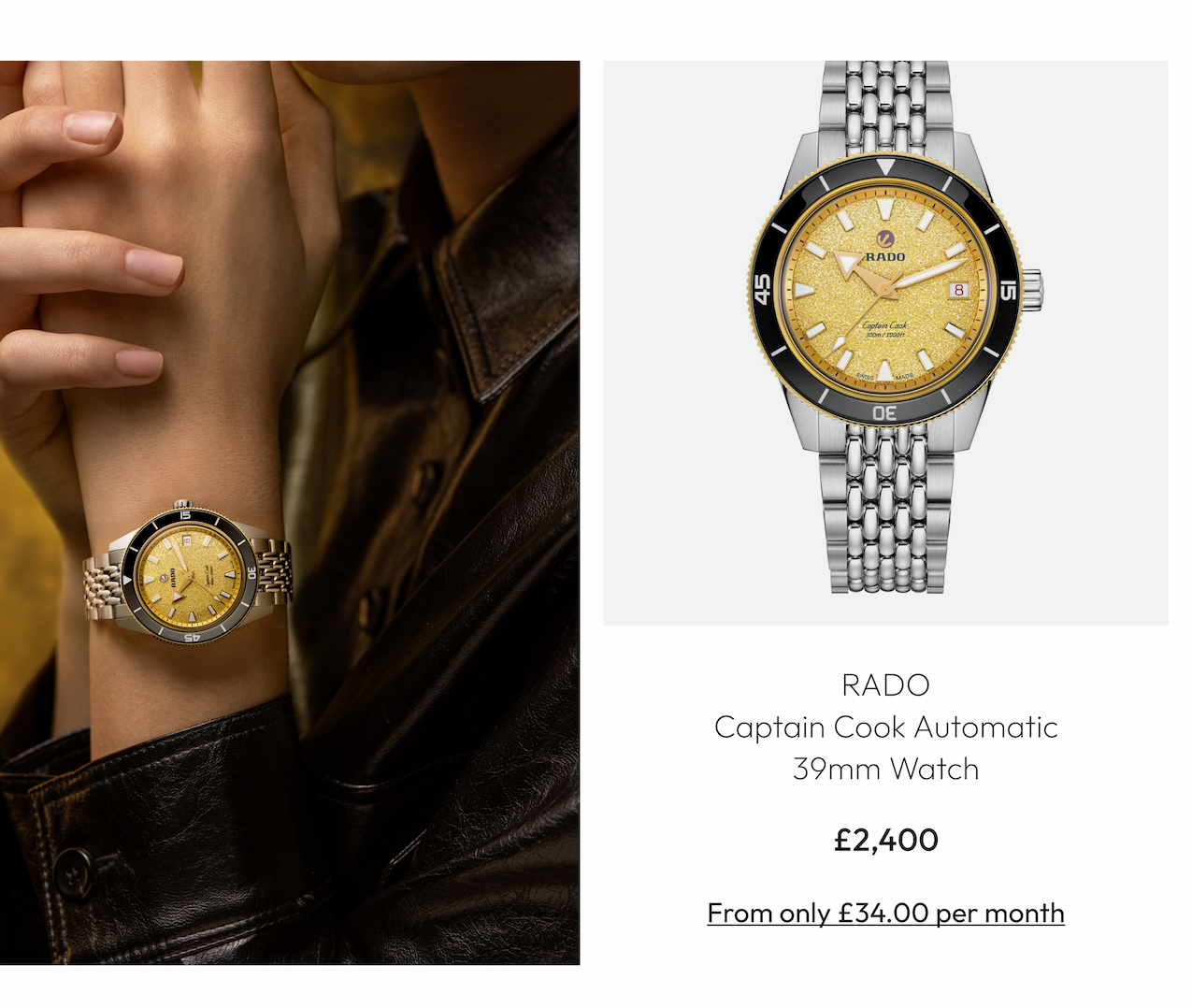 Rado Captain Cook Automatic 39mm Watch R32223258