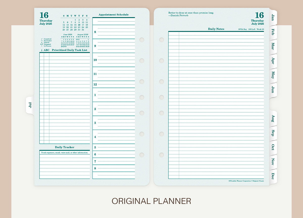 Original Planner.