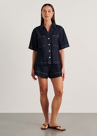 JAG Loe Denim Shorts Raw Wash