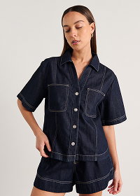 JAG Loe Denim Shirt Raw Wash