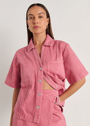 JAG Loe Denim Shirt Tea Rose