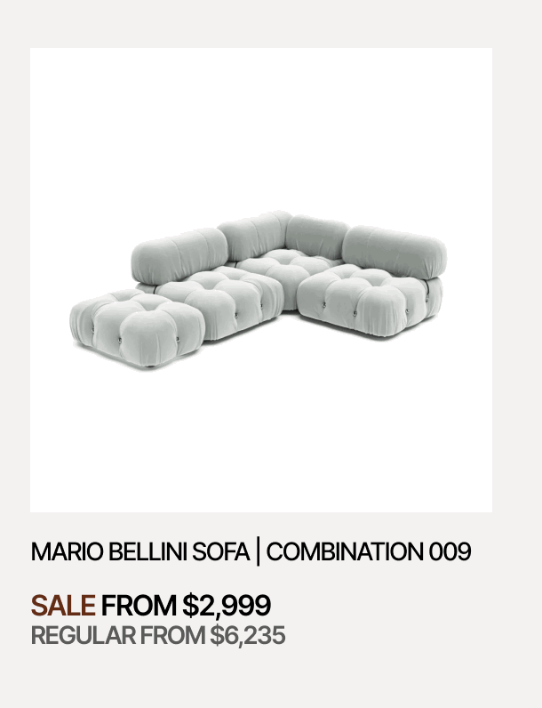 MARIO BELLINI SOFA | COMBINATION 009 - SALE FROM $2,999 - REGULAR FROM $6,235