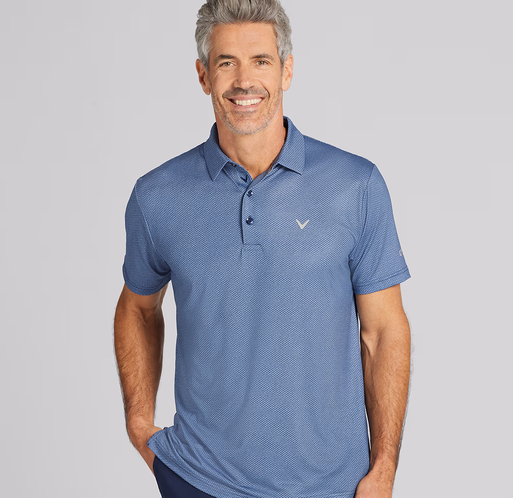 Callaway Regular Fit Geo Golf Polo