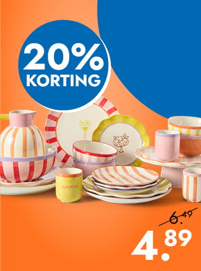 Summertime servies aardewerk vanaf 4.89