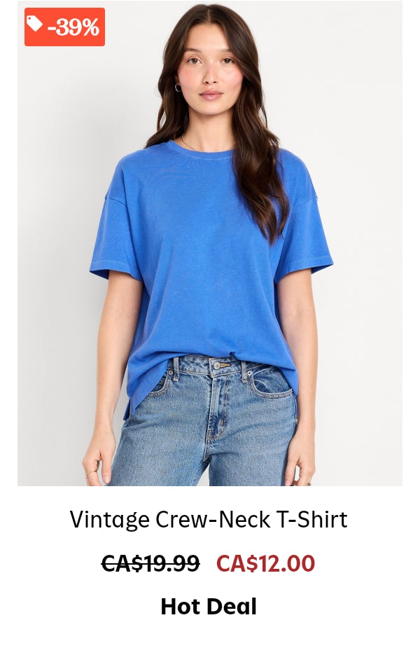Vintage Crew-Neck T-Shirt