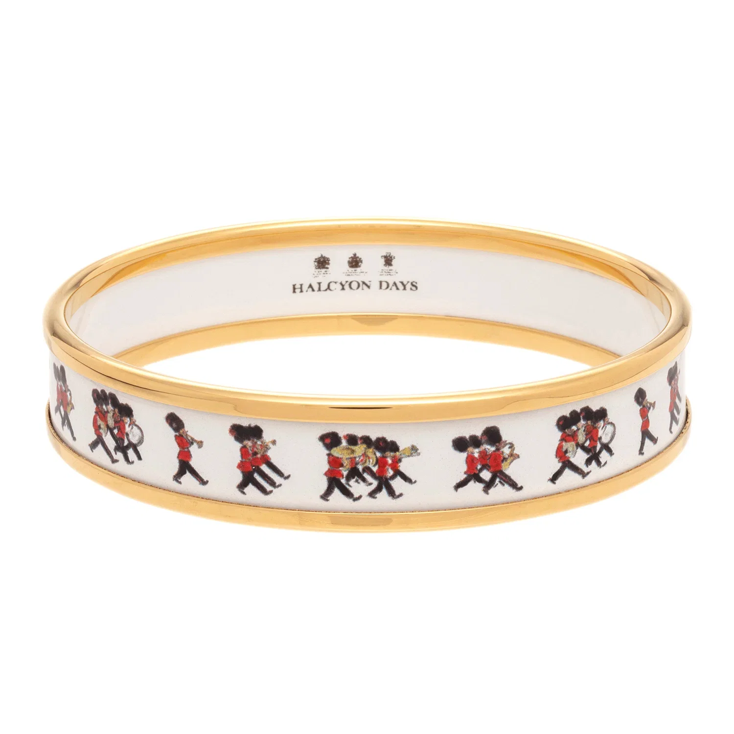 Image of Marching Down The Mall Enamel Bangle