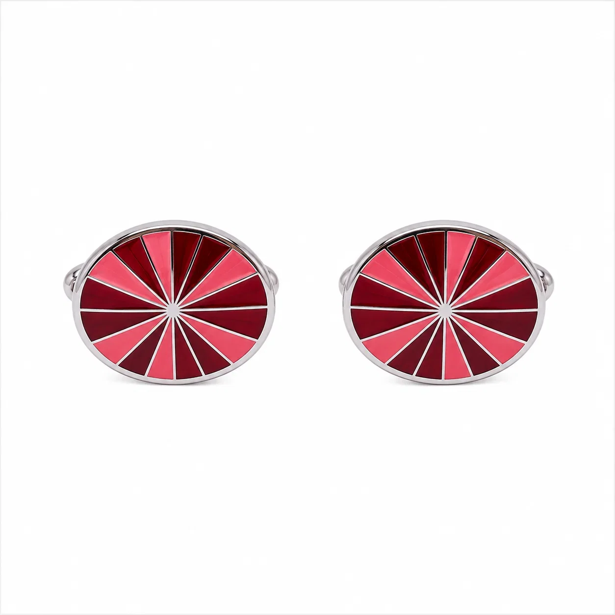 Image of Red Starburst Cufflinks