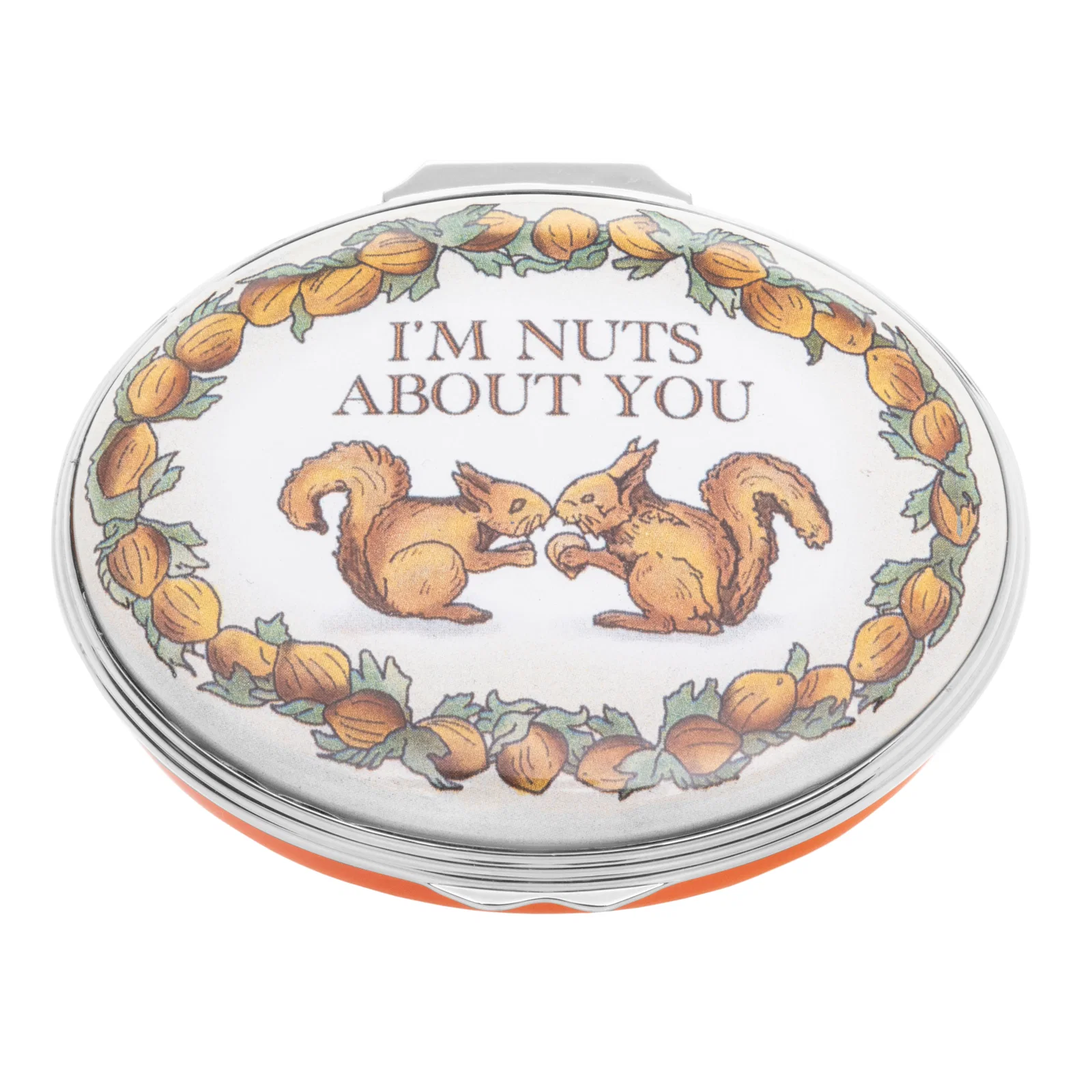 Image of "I'm Nuts About You" Enamel Box