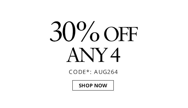 30% off any 4