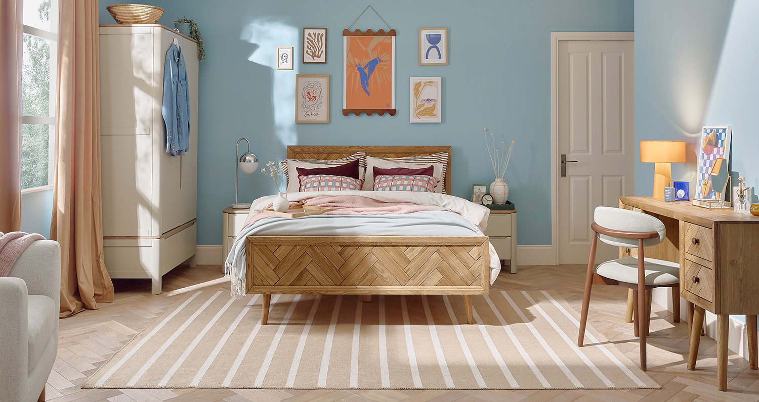 Parquet Double Bed