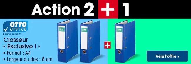 Action 2+1 classeur