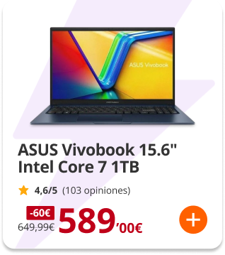 Portátil ASUS Vivobook 15 F1504VA-BQ256W 