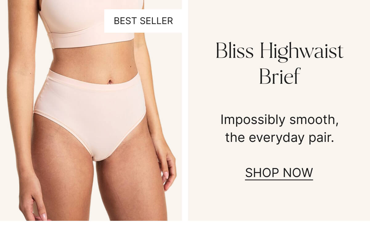 Bliss highwaist brief. Shop now.