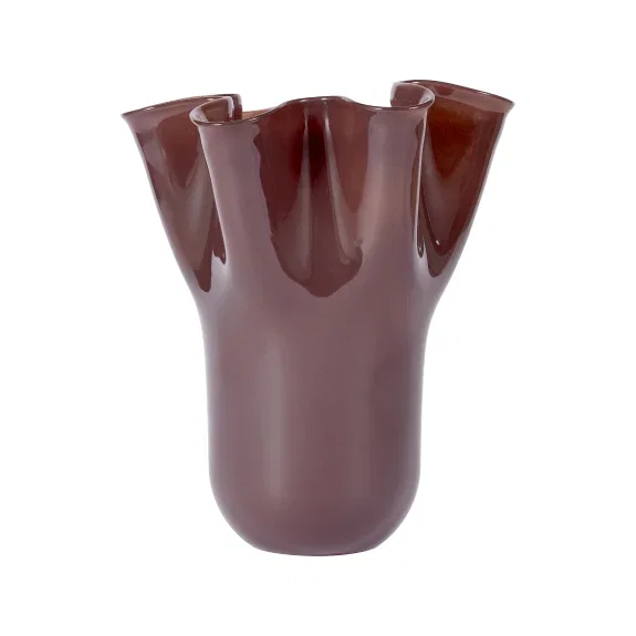 Ruffle glass vase $15.
