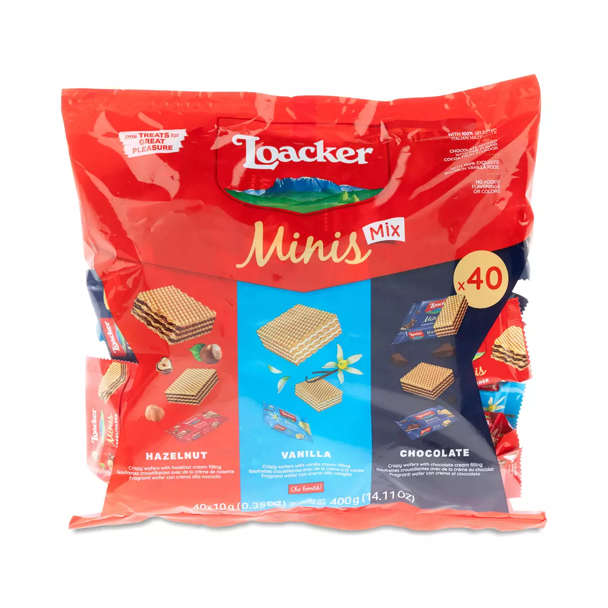 Quadratini Wafer Cookies, Minis Mix
