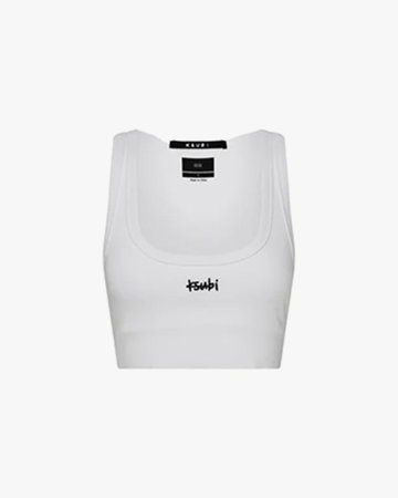 1999 ORIGIN CROPPED TANK WHITE