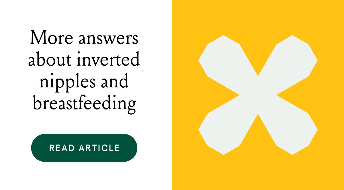 More answers about inverted nipples and breastfeeding. 