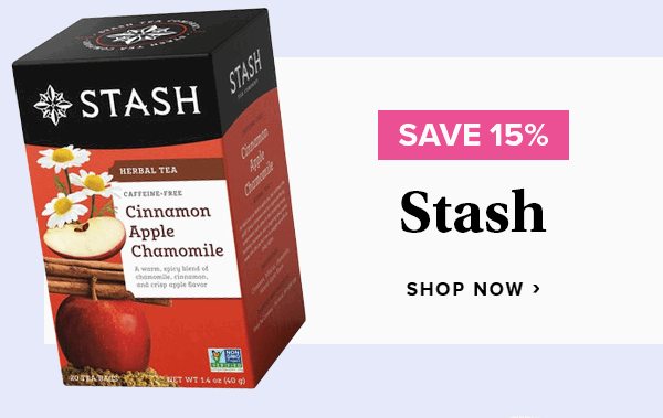 Save 15% on Stash