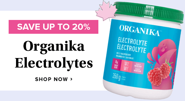 Save up to 20% on Organika Electrolytes