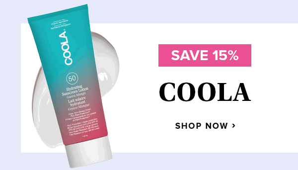 Save 15% on Coola