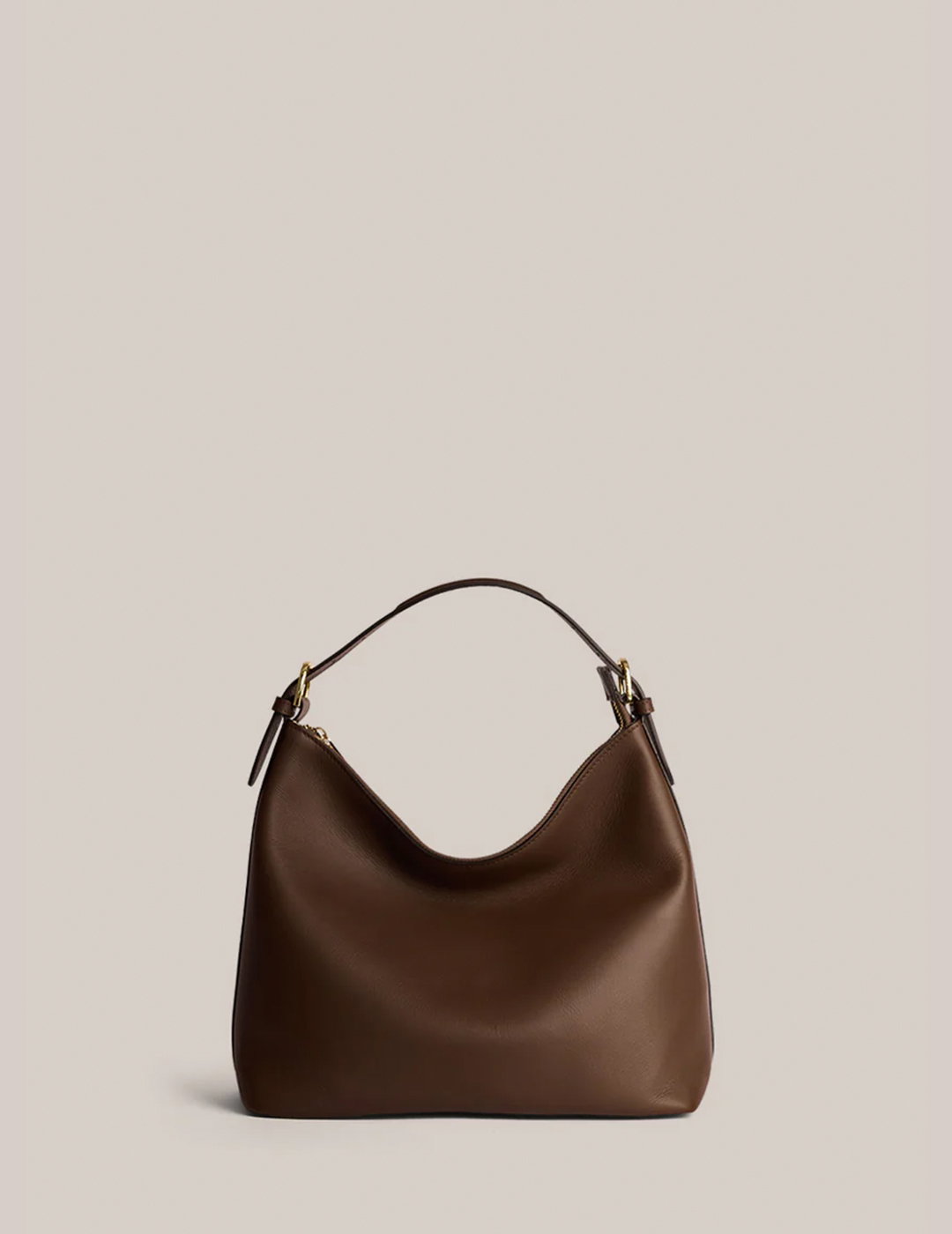 Harper Chocolate Leather Hobo
