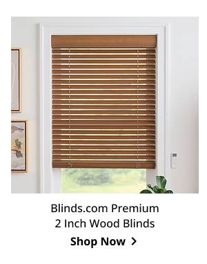 Blinds.com Premium 2 Inch Wood Blinds | Shop Now >