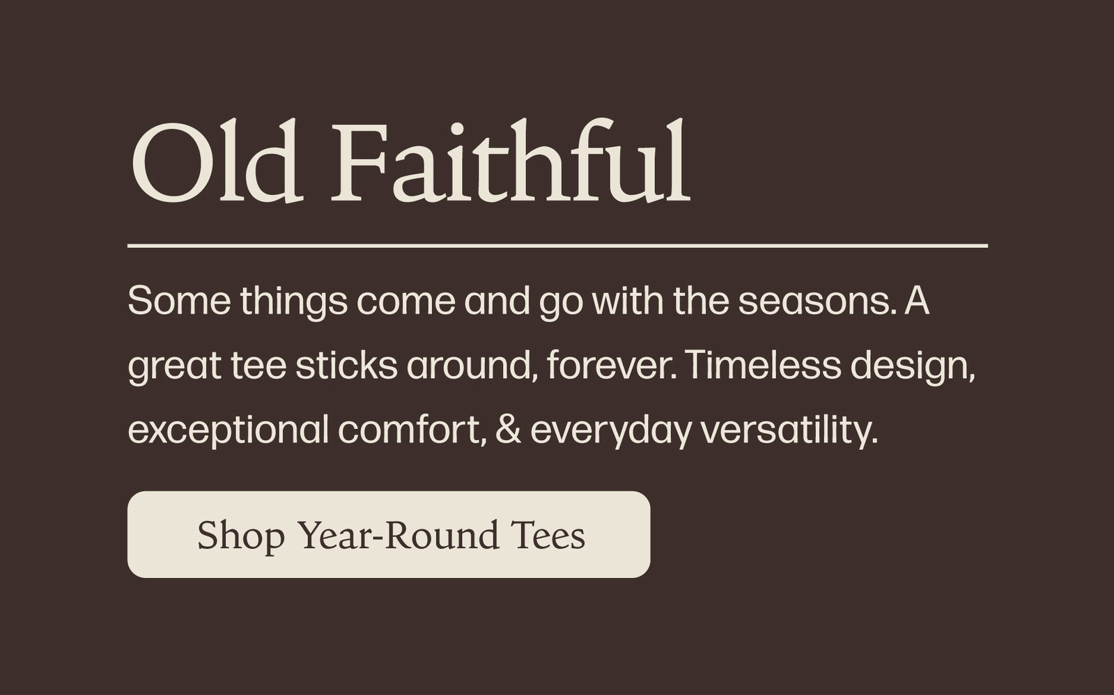 Shop Year-Round Tees