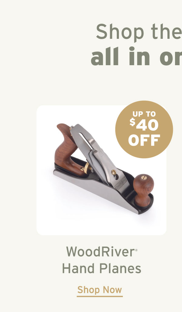 WoodRiver Hand Planes