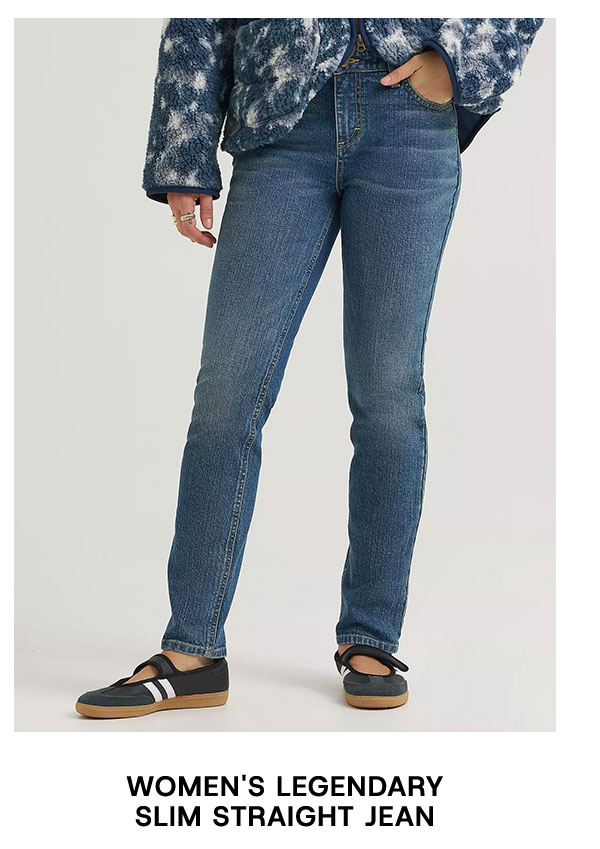 Women's Legendary High Rise Slim Straight Jean