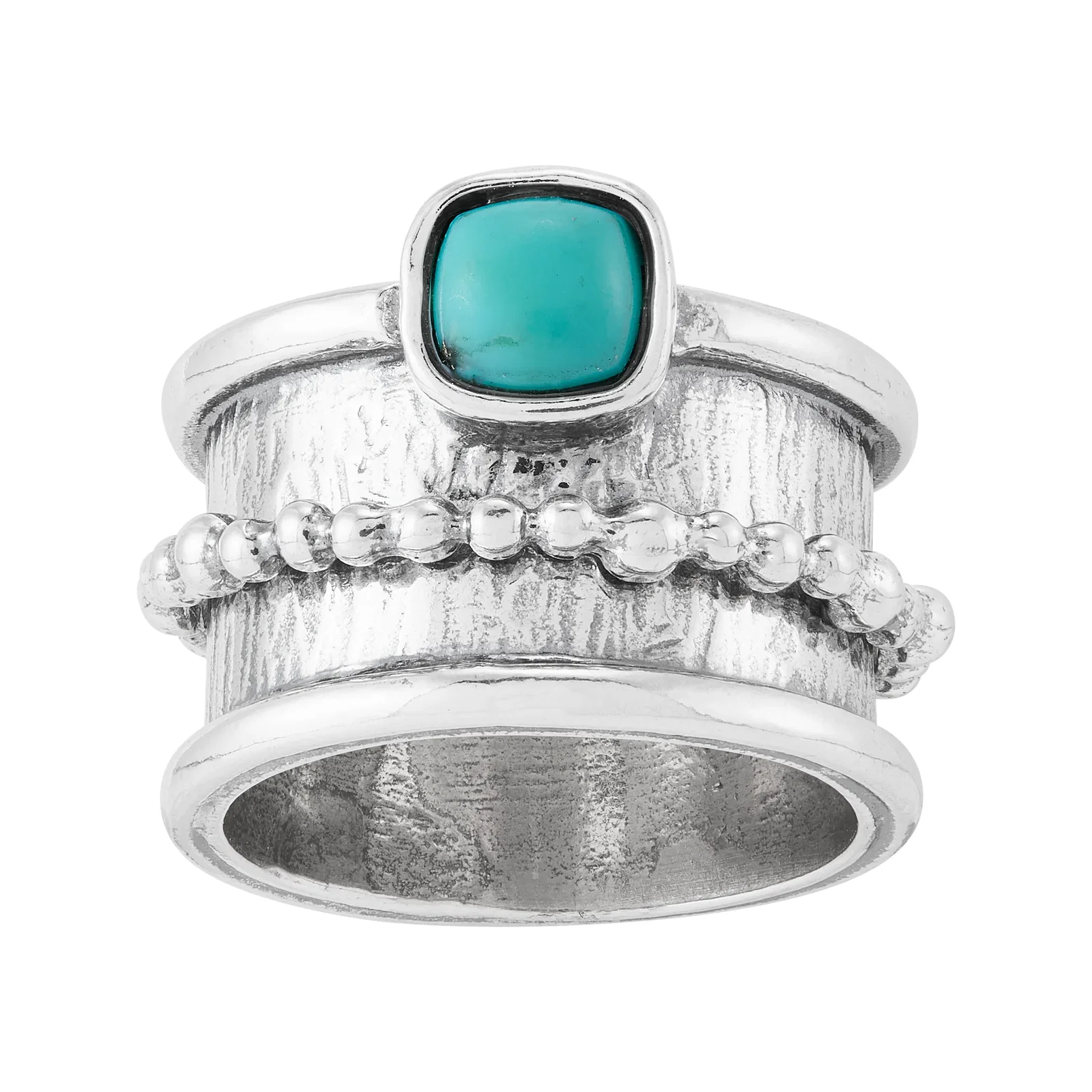 Southern Nights Ring, Teal Turquoise