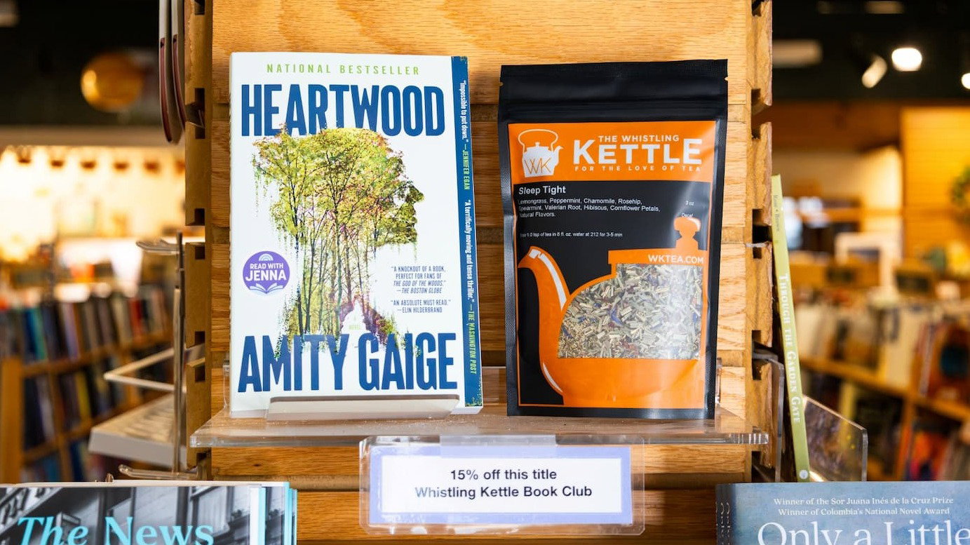 heartwood book next to sleep tight tea