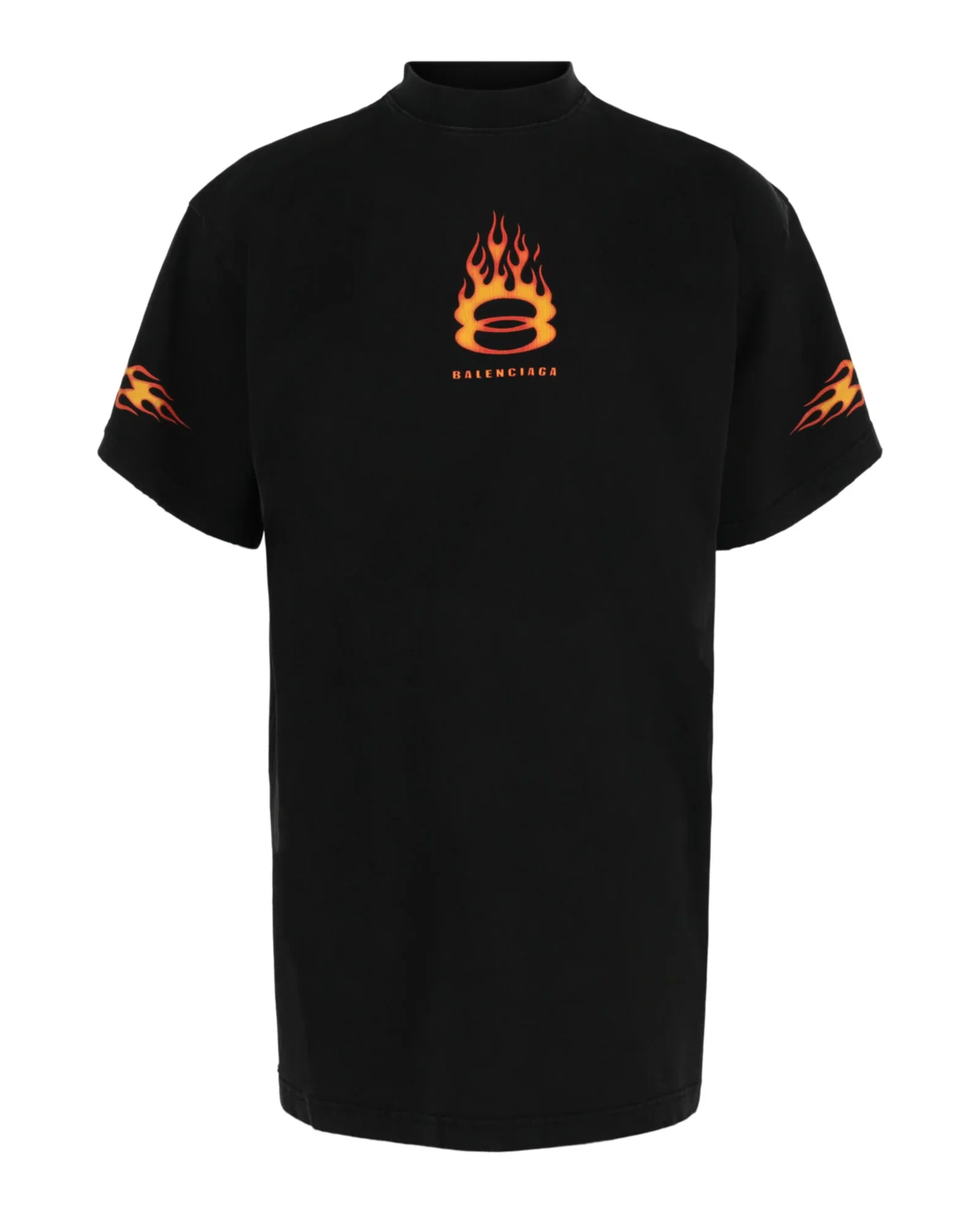 Image of Balenciaga Burning Unity Oversized T-Shirt