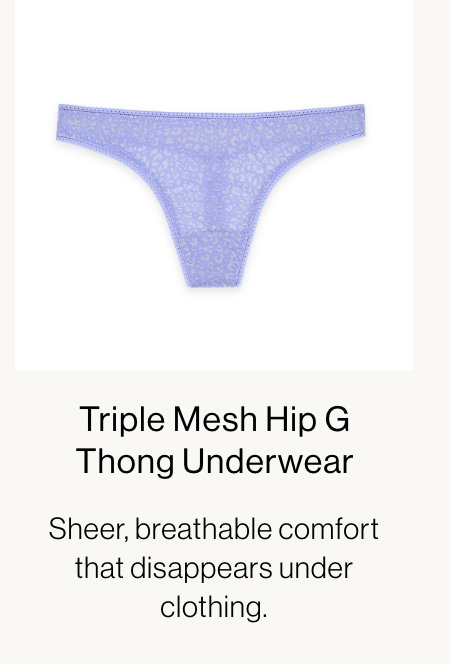 Mesh G Thong