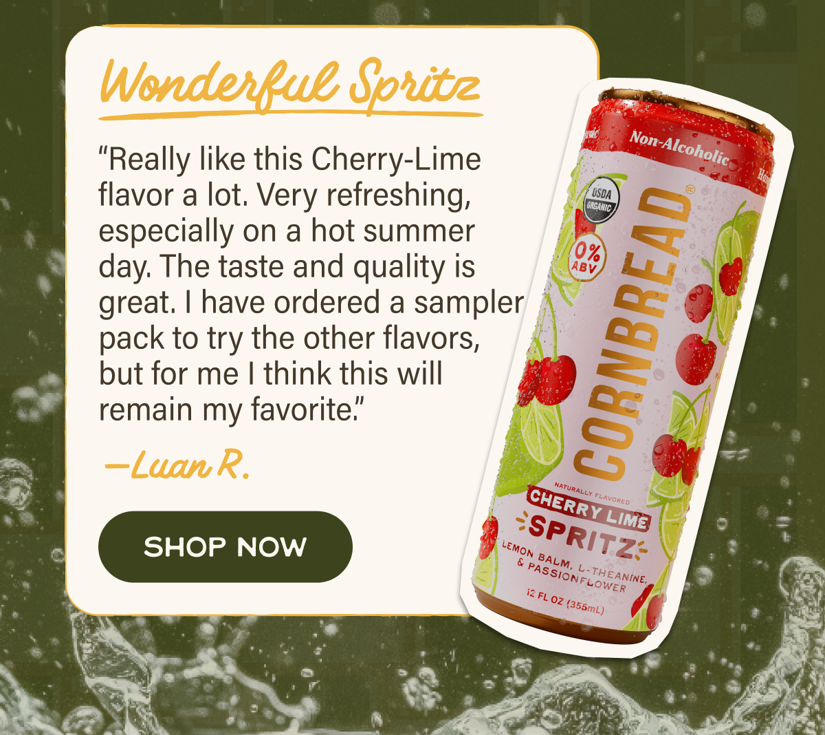 Cherry Lime Adaptogen Spritz