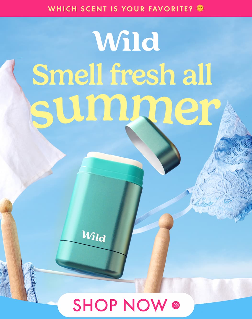Smell fresh all summer