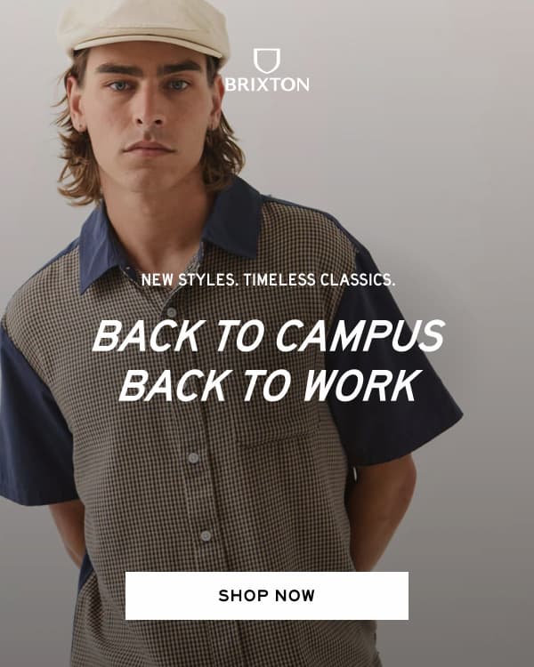 BACK TO CAMPUS SHOP NOW