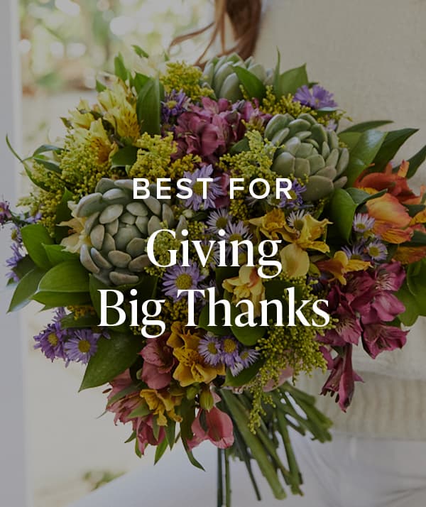 Best For Giving Big Thanks