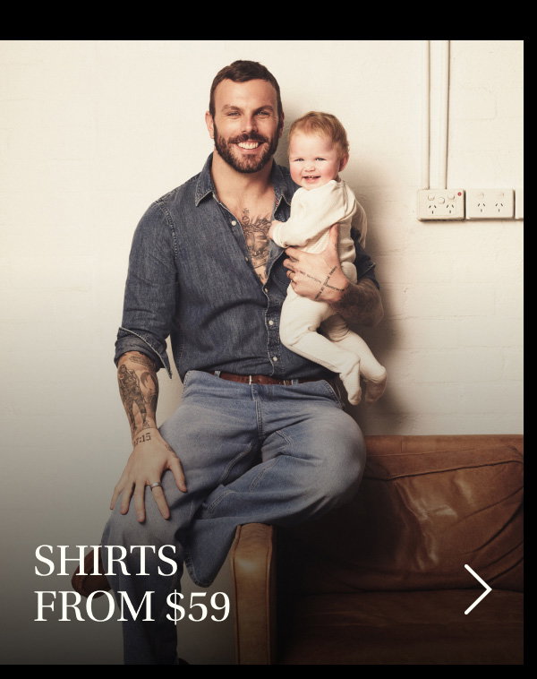 Shirts from $59
