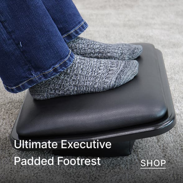 ultimate executive padded footrest